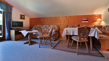 Wohn- und Schlafzimmer Ferienwohnung Watzmann